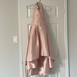 Pink halter dress